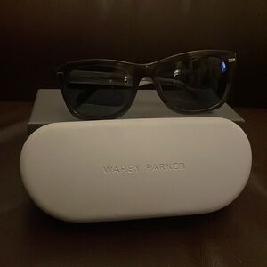 Warby Parker Thatcher frames, case and box